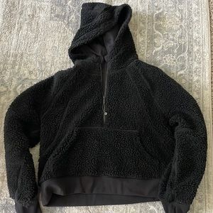 Lululemon black, cropped hoodie.